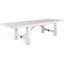 Marina White Sand Extension Dining Table In White
