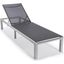 Marlin Patio Chaise Lounge Chair Set of 2 In Black