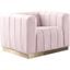 Marlon Pink Velvet Chair