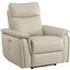 Maroni White Power Recliner With Power Headrest