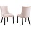 Marquis Performance Velvet Dining Chair Set Of 2 In Pink