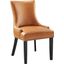 Marquis Tan Vegan Leather Dining Chair