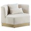 Marquis Velvet Chair In Cream