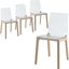 Marsden Dining Side Chair Set of 4 In Natural Wood