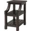 Martin Svensson Home Barn Door Chairside Table With Power In Espresso