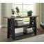 Martin Svensson Home Bolton 55 Inch Solid Wood Sofa Table In Black Stain And Natural