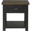 Martin Svensson Home Monterey End Table In Black And Brown