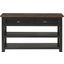 Martin Svensson Home Monterey Sofa Console Table In Black And Brown