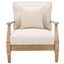 Martinique Wood Patio Armchair In Natural