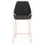 Masami Counter Stool in Black and Gold