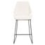 Masami Counter Stool in White and Black