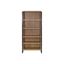 Mason Modern Open Wood Laminate Bookcase In Light Brown
