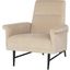 Mathise Almond Fabric Occasional Chair