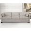 Matias Dusty White Leather Sofa