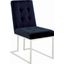 Matte Ink Blue Dining Chair Set Of 2
