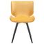 Matty Scandinavian Dining Chair In Mustard