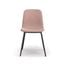 Max Velvet Side Chairs Set of 2 In Blush Pink