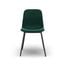 Max Velvet Side Chairs Set of 2 In Emerald Green