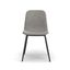 Max Velvet Side Chairs Set of 2 In Grey