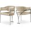 Maximilian Beige Velvet Dining Chair Set of 2 0qb24543013