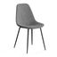 Maxine Boucle Side Chair Set of 2 In Grey
