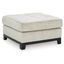 Maxon Place Oversized Accent Ottoman In Stone
