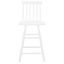 May Wood Counter Stool in White