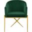 Meadway Green Velvet Dining Chair