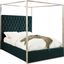Meridian PorterGreenQ Porter Series  Queen Size Canopy Bed