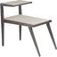Merville Silver and Grey Side Table