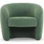 Metro Blythe Accent Chair In Dark Green Upholstery