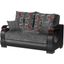 Metroplex Upholstered Convertible Loveseat with Storage In Gray