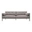 Michalina 84 Inch Fabric Sofa In Gray