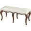 Michelline Upholstered 42 Inch W Bench In Medium Brown