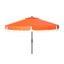 Milan Fringe 9Ft Crank Outdoor Push Button Tilt Umbrella in Orange