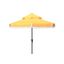 Milan Fringe 9Ft Double Top Crank Umbrella in Yellow