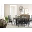 Mill House Webb Rectangular Dining Set w/ Cooper Chairs (Anvil)