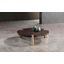 Mimeo Round Coffee Table In Wengee