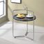 Miro Side Table In Black And Silver