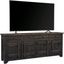 Missionia Black TV Stand and TV Console 0qb24530597