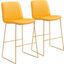 Mode Bar Chair Set Of 2 In Yellow