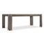 Modern Mood Leg Dining Table with 1-24 Inch Leaf In Brown
