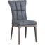 Modern Tufted Side Chair with Solid Wood Frame Set of 2 PEGGY-SC-GRY-GRY