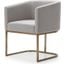 Modrest Yukon Modern Light Grey Fabric Dining Chair