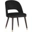 Monae Dining Chair In Abbington Black