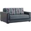 Mondomax Upholstered Convertible Sofabed with Storage In Gray