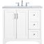 Moore 36 Inch Single Bathroom Vanity In White