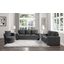 Morelia Charcoal Living Room Set