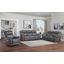 Morrison Stone Power Reclining Living Room Set with Power Headrest
