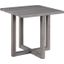 Moseberg Distressed Gray End Table